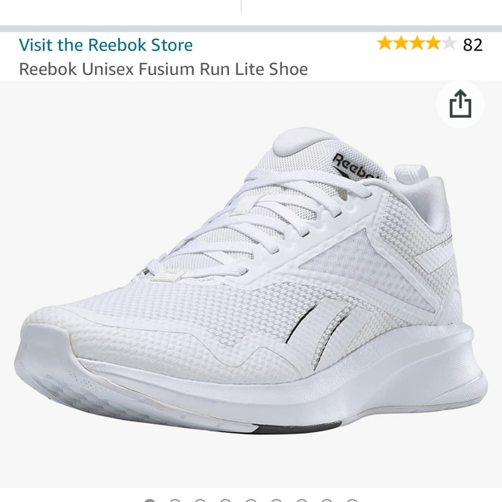Reebok unisex Fusium Run Lite size 8